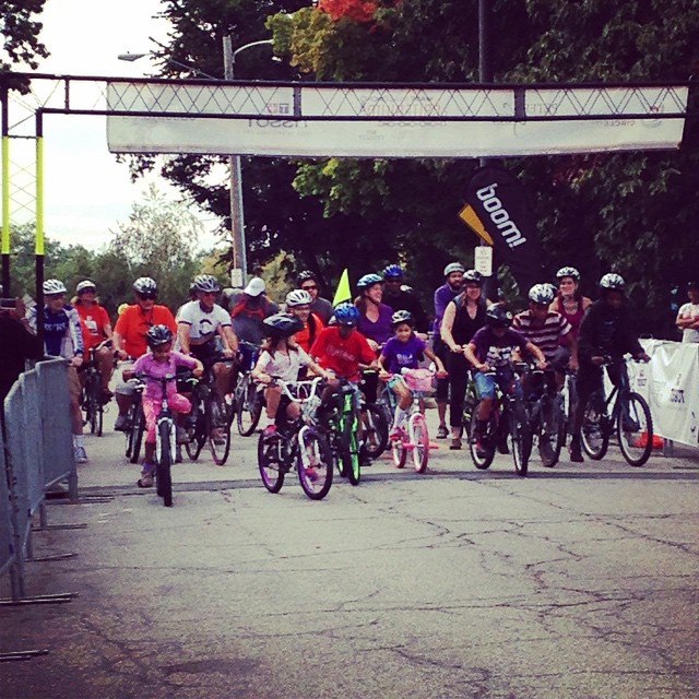 The community ride is off at the Wade Oval Crit! #NEOCycle